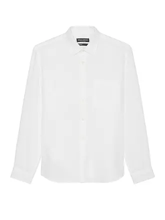MARC O'POLO | Chemise en lin coupe regular | weiss